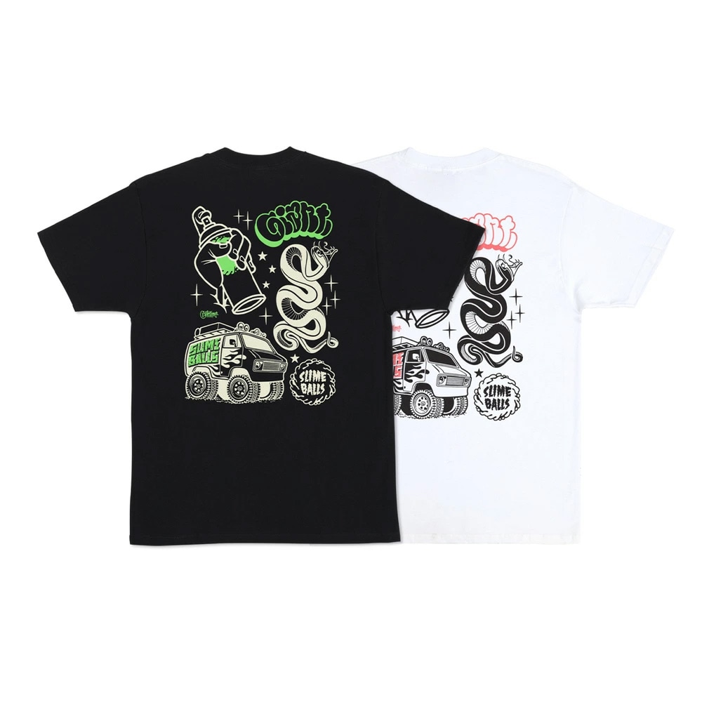 スライムボールズ SLIME BALLS<br>SB x GIANT S/S REGULAR T-SHIRT<br>Tシャツ TEE 半袖 マイク・ジャイアント メンズ ストリート スケーター ファッション スケートボード スケボー sk8 skateboard【23FW】