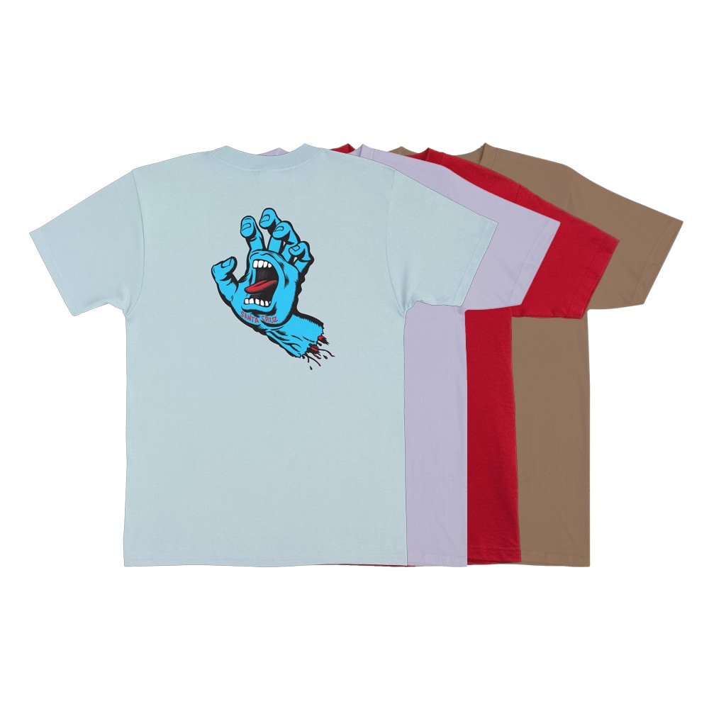 サンタクルーズ SANTA CRUZ<br>SCREAMING HAND S/S REGULAR T-SHIRT<br>Tシャツ スクリーミングハンド TEE 半袖 メンズ ストリート スケーター ファッション スケートボード スケボー sk8 skateboard【24SM】