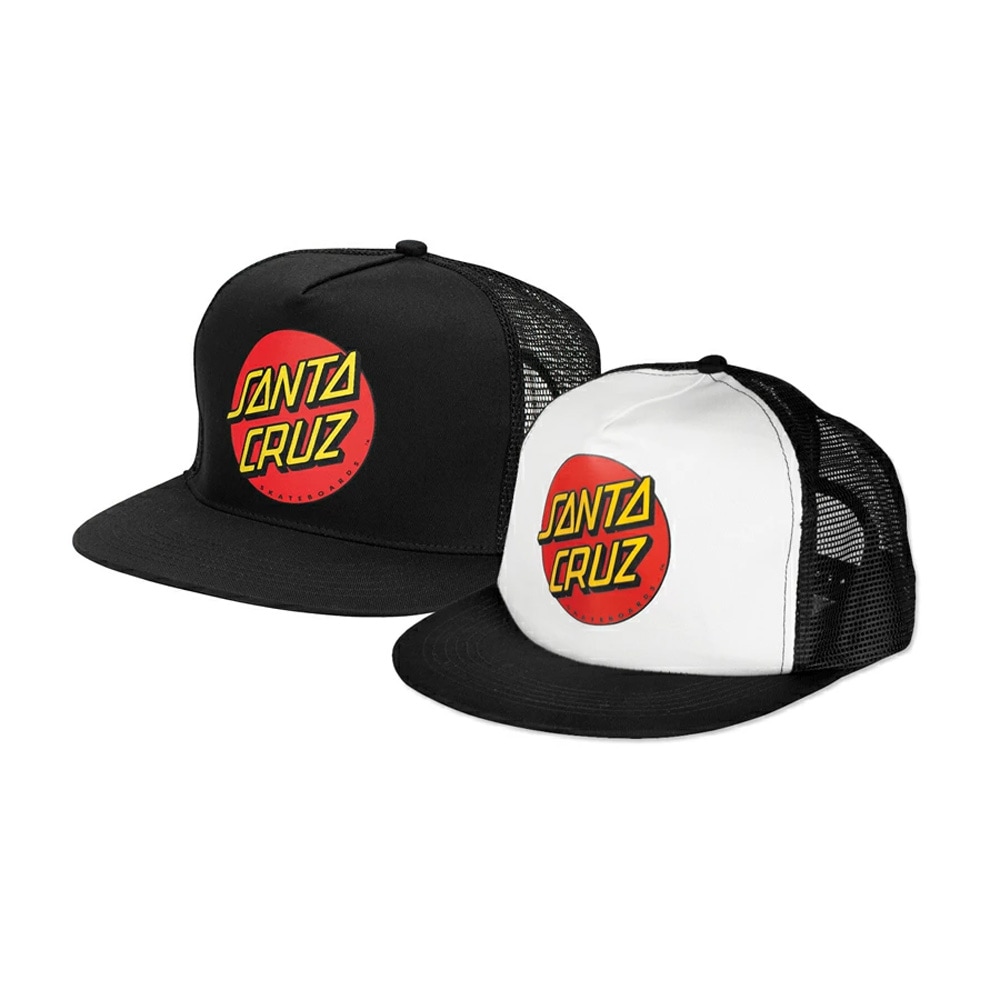 サンタクルーズ SANTA CRUZ<br>CLASSIC DOT ADJUSTABLE MESH TRUCKER HAT MENS<br>キャップ メッシュキャップ ハット 帽子 CAP メンズ スケートボード スケボー ストリート スケーター ファッション sk8 skateboard【21SM】