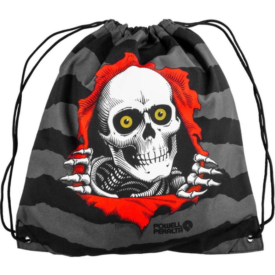 パウエル・ペラルタ POWELL PERALTA<br>DRAWSTRING RIPPER BAG<br>ドローストリングバッグ リッパー ボーンズ ナップサック かばん リュック アクセサリー ストリート スケーター ファッション スケートボード スケボー sk8 skateboard