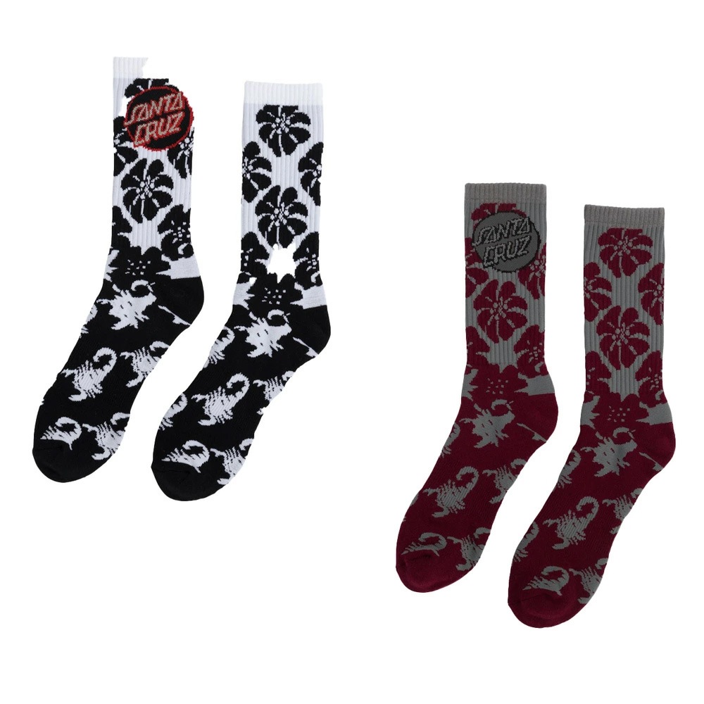 サンタクルーズ SANTA CRUZ<br>MEYER FREESTYLE SOCKS<br>ソックス １ペア 靴下 メンズ ストリート スケーター ファッション スケートボード スケボー sk8 skateboard【24FA】