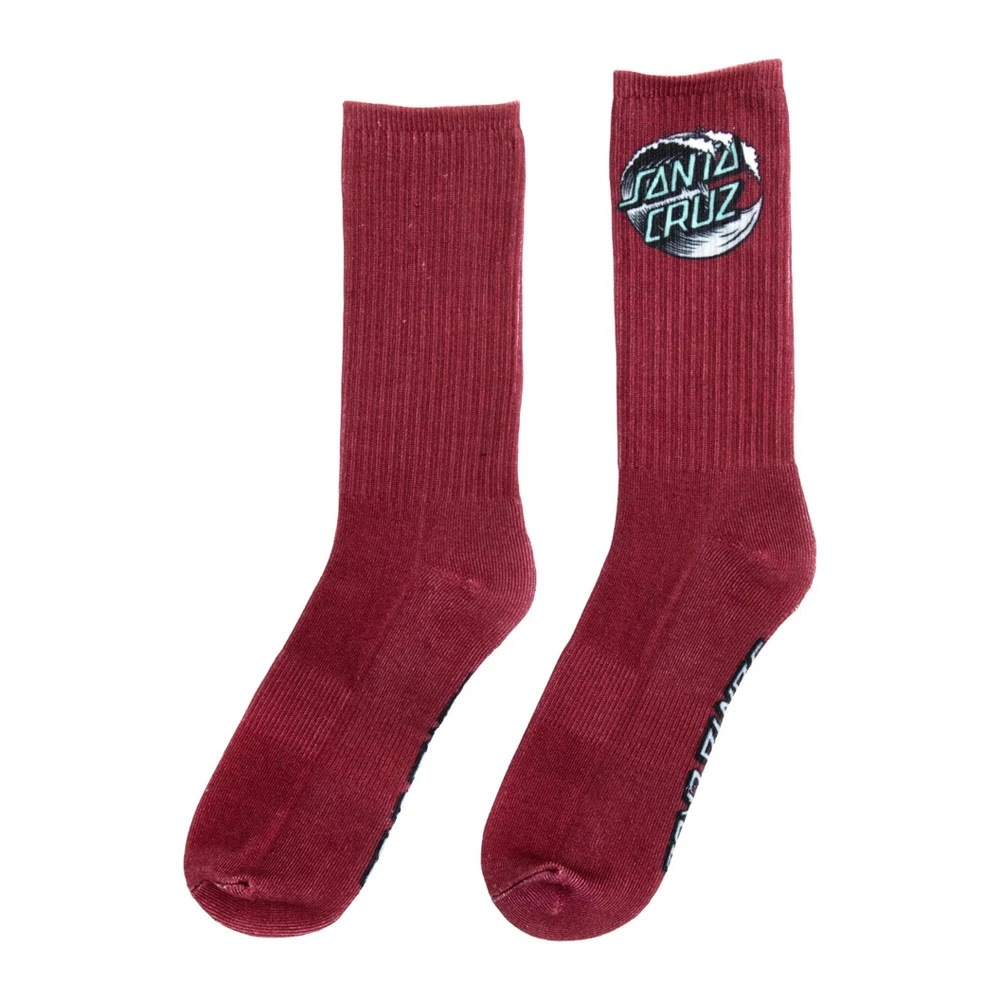 サンタクルーズ SANTA CRUZ<br>WAVE DOT SOCKS<br>ソックス １ペア 靴下 メンズ レディース ストリート スケーター ファッション スケートボード スケボー sk8 skateboard【24HD】