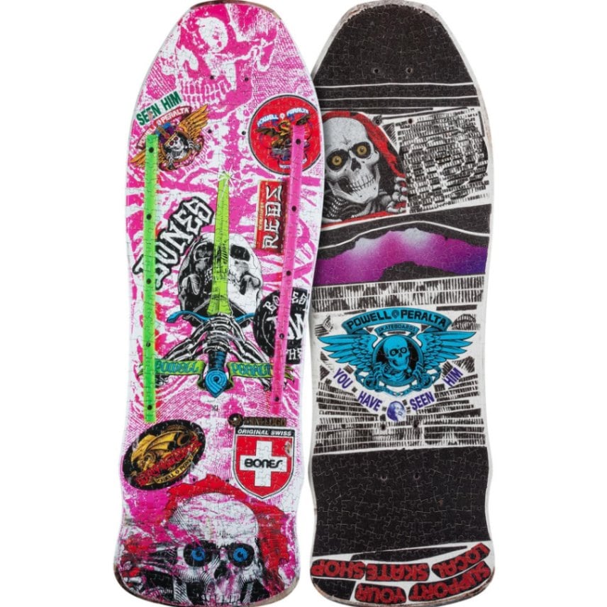 パウエル・ペラルタ POWELL PERALTA<br>PUZZLE SKULL & SWORD GEEGAH PINK<br>パズル スカル＆ソード インテリア 贈り物 プレゼント ギフト スケートボード スケボー sk8 skateboard【23FW】