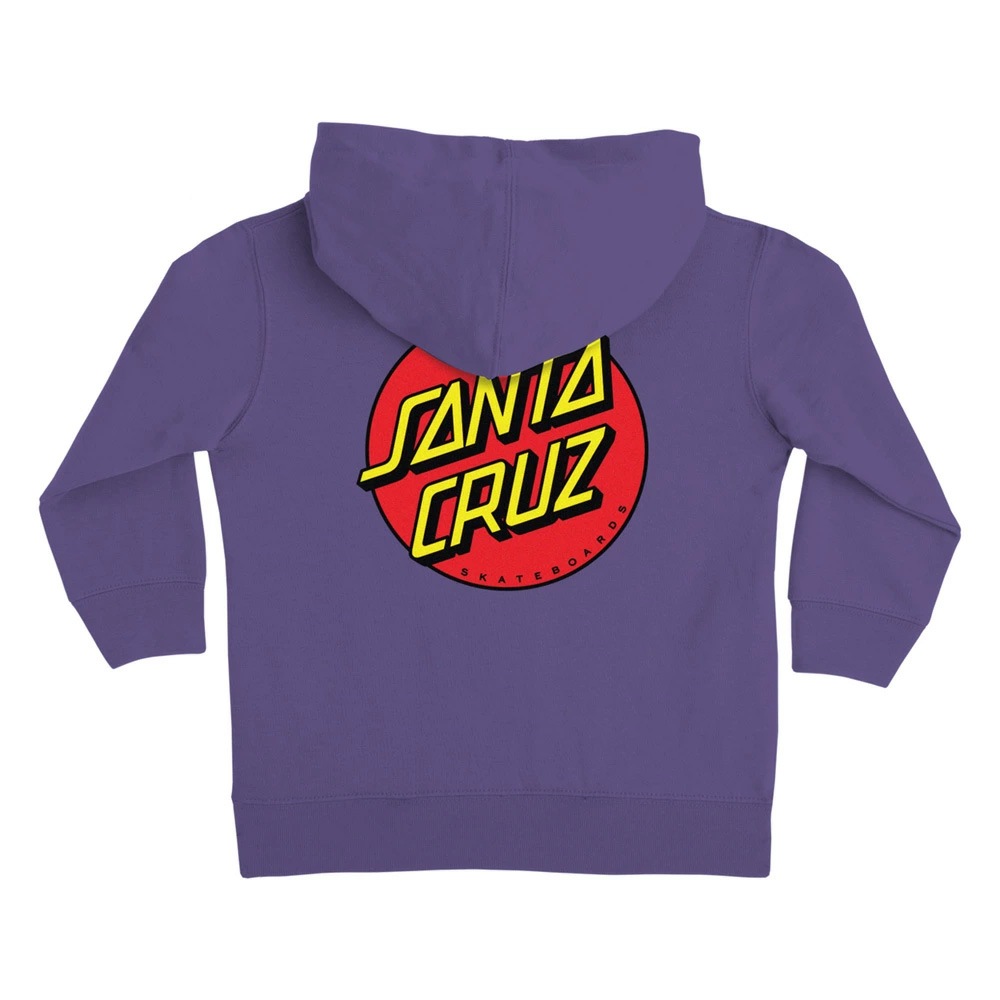 サンタクルーズ SANTA CRUZ<br>CLASSIC DOT P/O HOODED SWEATSHIRT KIDS<br>プルオーバーパーカー フード フードパーカー トドラー 子供用 キッズ プレゼント 贈り物 スケートボード スケボー sk8 skateboard【23HD】