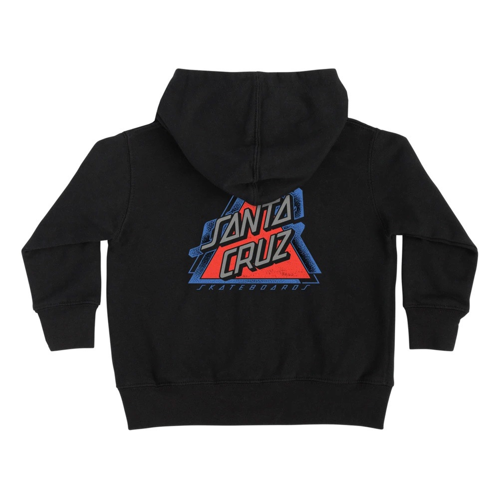サンタクルーズ SANTA CRUZ<br>SPLIT NOT A DOT ZIP HOODED SWEATSHIRT KIDS<br>ジップアップパーカー フード フードパーカー トドラー 子供用 キッズ プレゼント 贈り物 スケートボード スケボー sk8 skateboard【23HD】