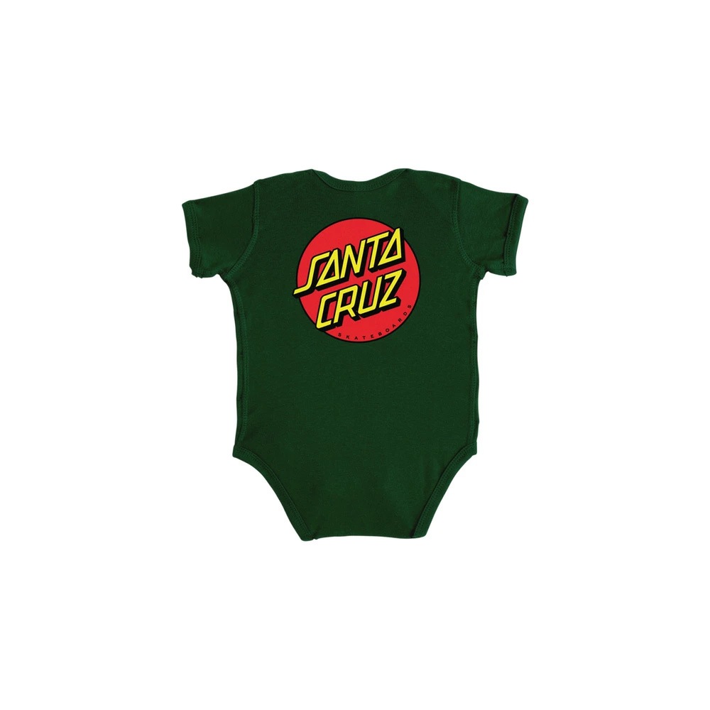 サンタクルーズ SANTA CRUZ<br>CLASSIC DOT ONE PIECE S/S INFANT BABY<br>ロンパース ワンピース ワンジー 赤ちゃん ベビーサイズ プレゼント ギフト 贈り物 出産祝い 誕生日 スケートボード スケボー sk8 skateboard【23HD】