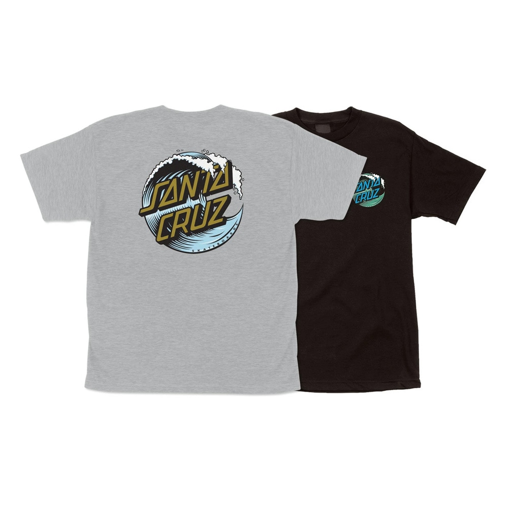 サンタクルーズ SANTA CRUZ<br>WAVE DOT S/S REGULAR T-SHIRT YOUTH<br>Tシャツ ユースサイズ 子供用 半袖 TEE 小学生 服 スケートボード スケボー sk8 skateboard【24SS】