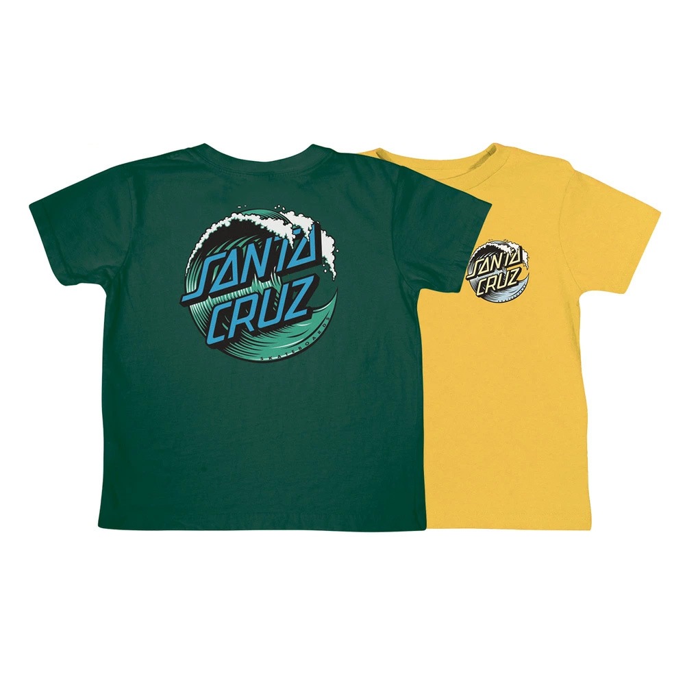 サンタクルーズ SANTA CRUZ<br>WAVE DOT S/S T-SHIRT KIDS<br>Tシャツ キッズ トドラー 子供服 ギフト プレゼント<br>誕生 出産 お祝い スケートボード スケボー sk8 skateboard【24SS】