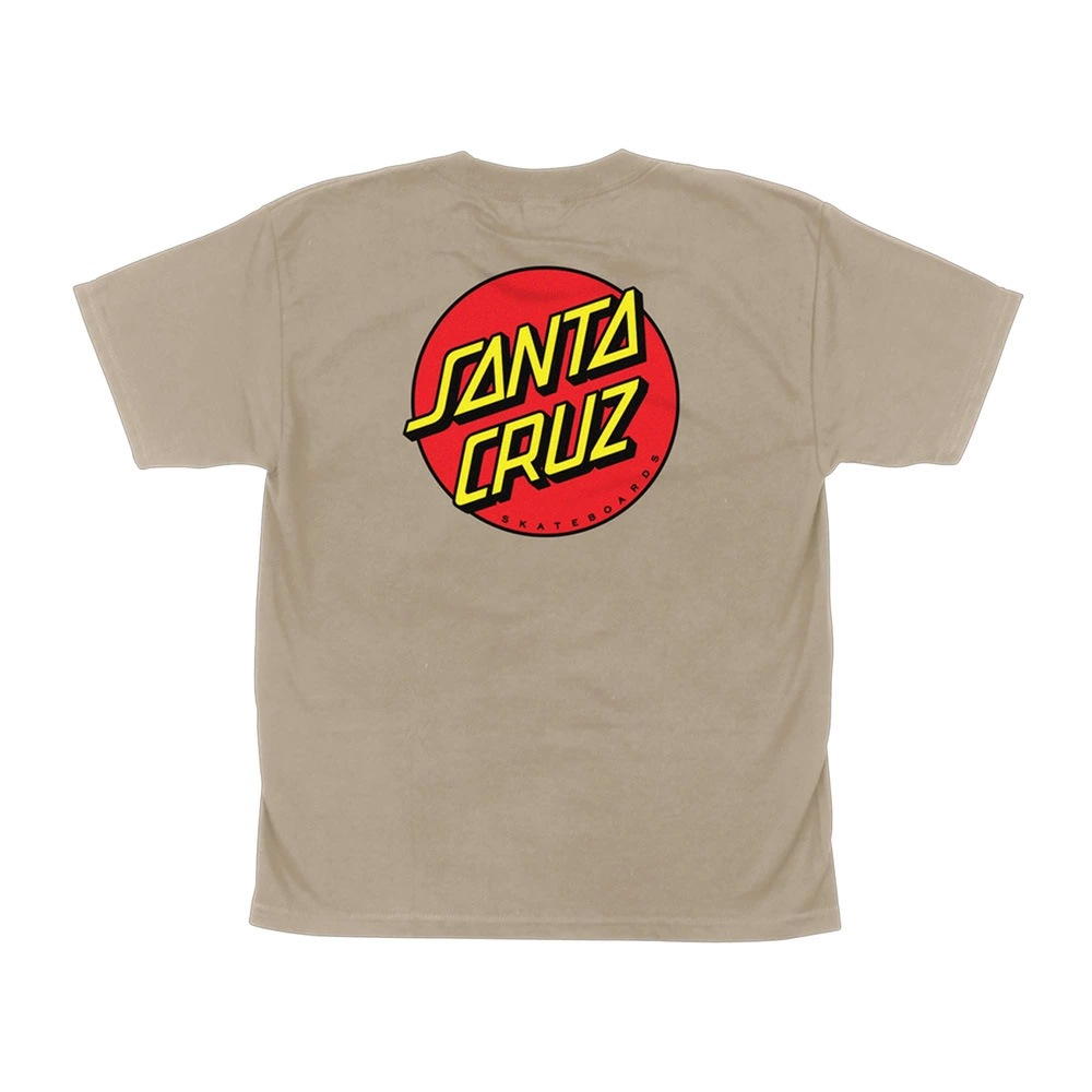 サンタクルーズ SANTA CRUZ<br>CLASSIC DOT S/S REGULAR T-SHIRT YOUTH<br>Tシャツ ユースサイズ 子供用 半袖 TEE 小学生 服 スケートボード スケボー sk8 skateboard【24SM】
