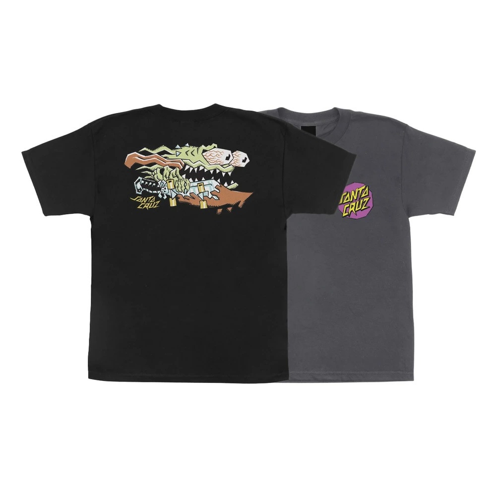 サンタクルーズ SANTA CRUZ<br>MEEK SCRATCHED SLASHER S/S REGULAR T-SHIRT YOUTH<br>Tシャツ ミーク・スラッシャー ユースサイズ 子供用 半袖 TEE 小学生 服 スケートボード スケボー sk8 skateboard【24HD】