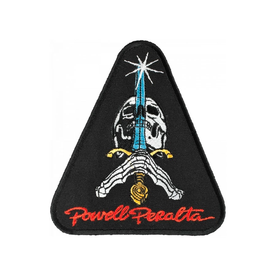 パウエル・ペラルタ POWELL PERALTA<br>SKULL AND SWORD PATCH<br> ワッペン アクセサリー ストリート スケーター ファッション スケートボード スケボー sk8 skateboard