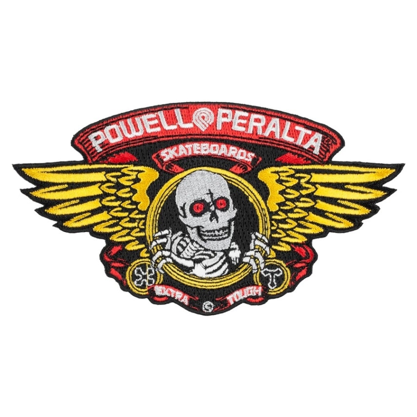 パウエル・ペラルタ POWELL PERALTA<br>5inch WINGED RIPPER PATCH<br>ワッペン リッパー アクセサリー ストリート スケーター ファッション スケートボード スケボー sk8 skateboard