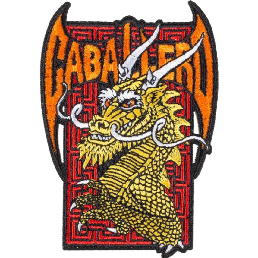 パウエル・ペラルタ POWELL PERALTA<br>2.8in x 4in CAB STREET DRAGON PATCH<br>ワッペン スティーブ・キャバレロ ボーンズブリゲード パッチ アクセサリー ストリート スケーター ファッション スケートボード スケボー sk8 skateboard