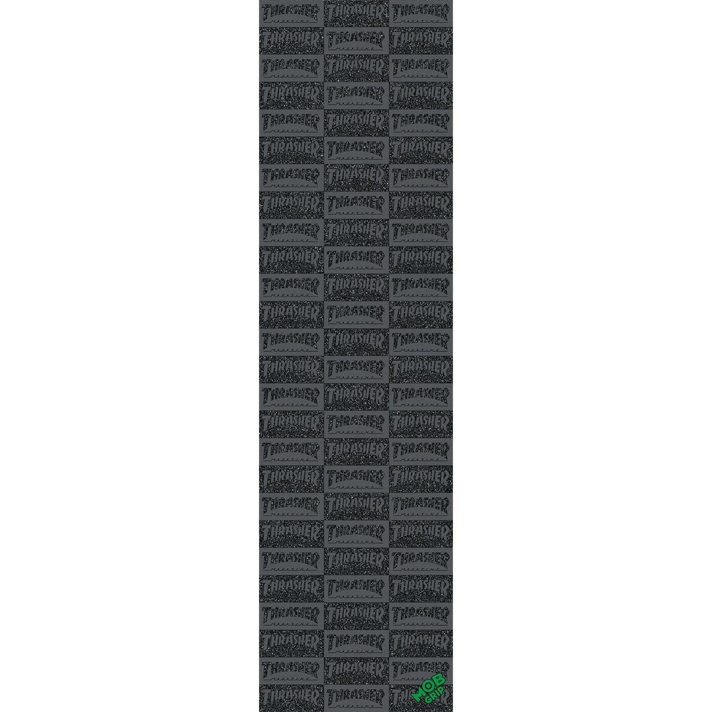 モブグリップ MOB GRIP<br>9in x 33in THRASHER CHECKERBOARD SHEET<br>グリップテープ デッキテープ スラッシャー マガジン スケートボード スケボー sk8 skateboard【2311】