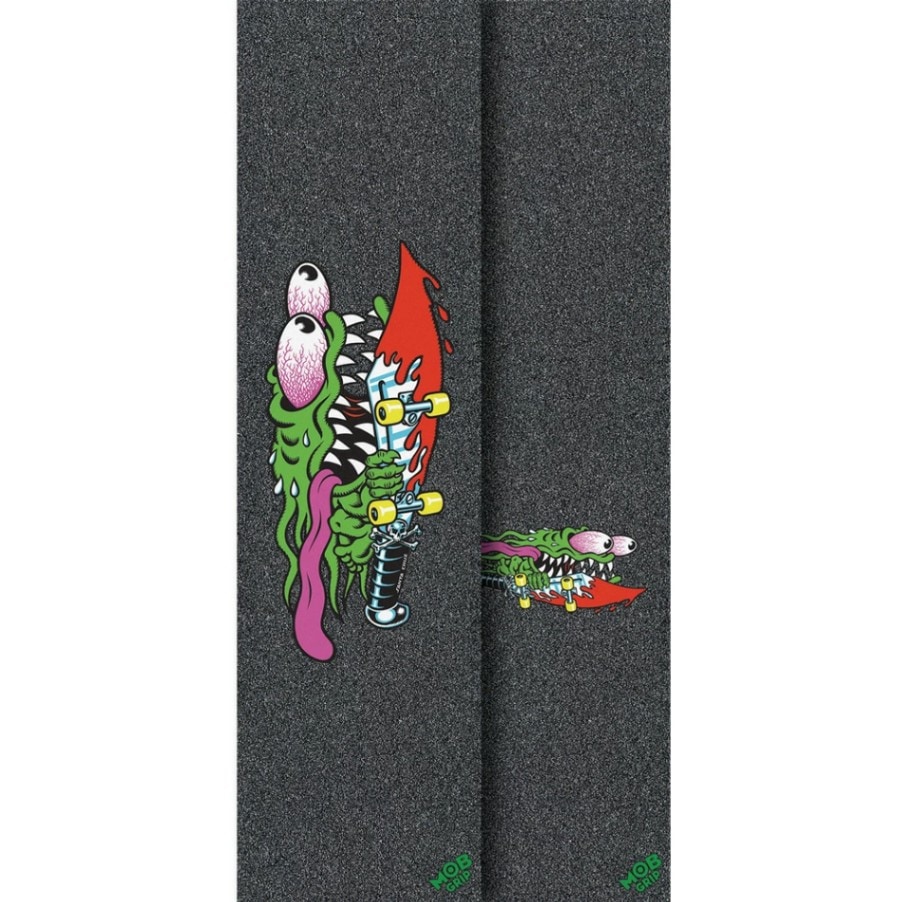 モブグリップ MOB GRIP<br>9in x 33in SANTA CRUZ SLASHER SHEET<br>グリップテープ デッキテープ サンタクルーズ スラッシャー ジム・フィリップス スケートボード スケボー sk8 skateboard【2312】