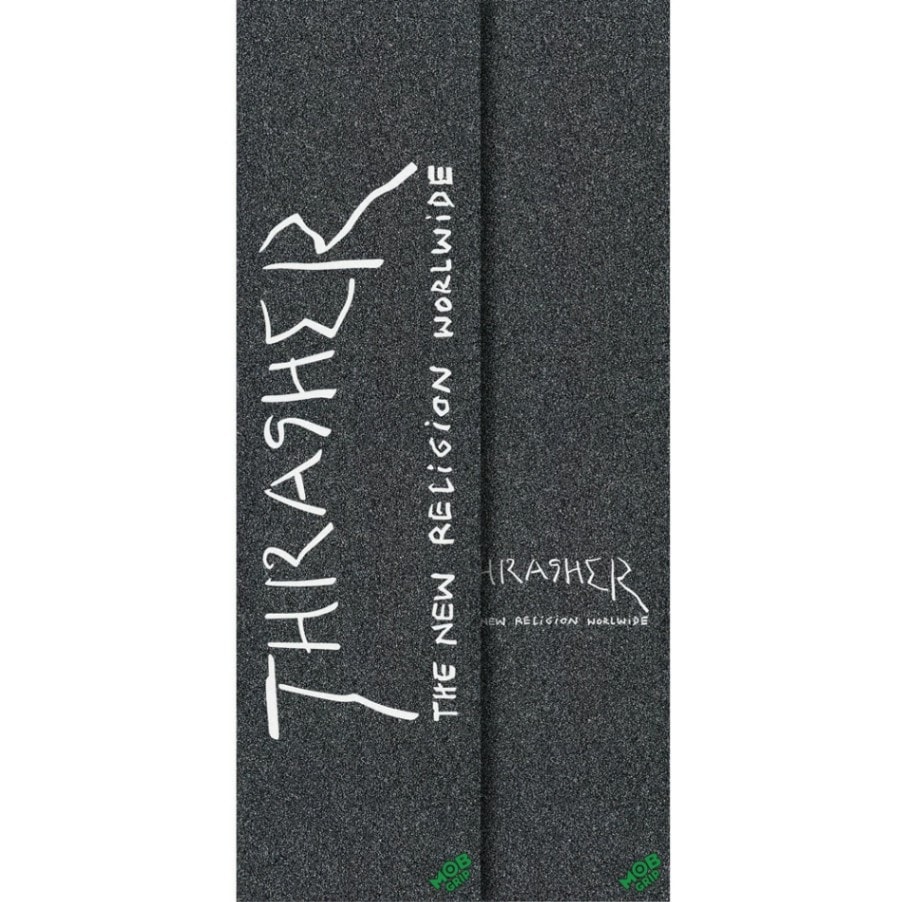 モブグリップ MOB GRIP<br>9in x 33in THRASHER NEW RELIGION SHEET<br>グリップテープ デッキテープ スラッシャー マガジン スケートボード スケボー sk8 skateboard【2404】