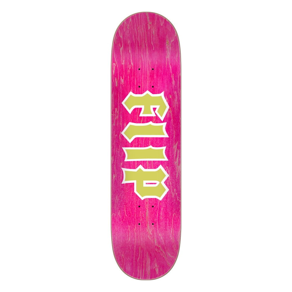 フリップ FLIP<br>スケボー デッキ 7.375 CANCELLED GREEN LOGO TEAM DECK<br>スケートボード キッズサイズ 小さめ スケボー ストリート sk8 skateboard 板【2502】