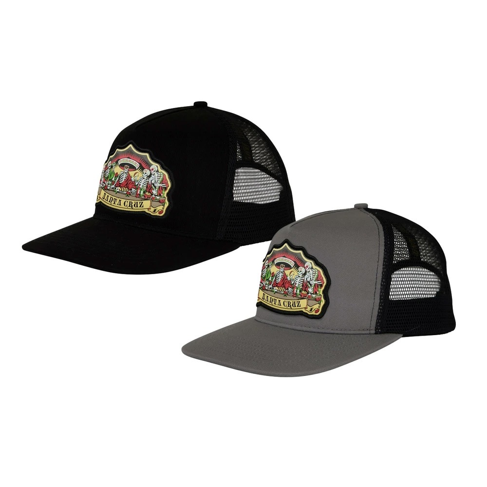 サンタクルーズ SANTA CRUZ<br>GUZMAN DEAD DINERS MESH TRUCKER HAT<br>キャップ メッシュキャップ エマニュエル・グズマン ハット 帽子 CAP メンズ スケートボード スケボー ストリート スケーター ファッション sk8 skateboard【25SS】