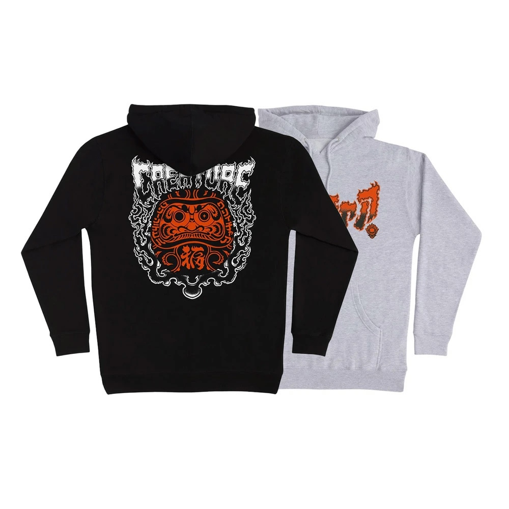 クリーチャー CREATURE<br>FORTUNE P/O HOODED SWEATSHIRT<br>プルオーバーパーカー P/O フード ストリート スケーター ファッション スケートボード スケボー sk8 skateboard【25SS】