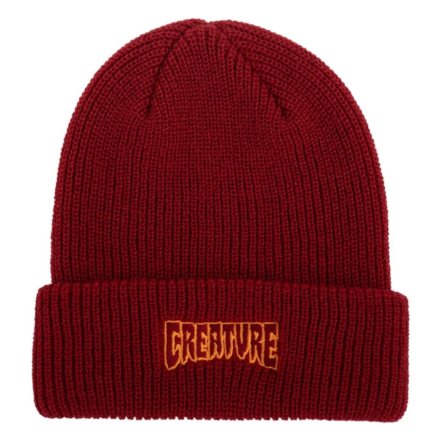 クリーチャー CREATURE<br>LOGO OUTLINE BEANIE<br>ビーニー ニット帽 帽子 ストリート スケーター ファッション スケートボード スケボー sk8 skateboard【25SS】