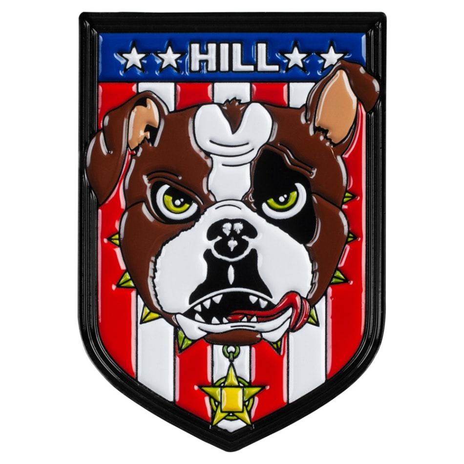 パウエル・ペラルタ POWELL PERALTA<br>FRANKIE HILL BULLDOG LAPEL PIN<br>ラペルピン ピンバッジ フランキー ヒル コレクション アクセサリー スケートボード スケボー sk8 skateboard【2502】