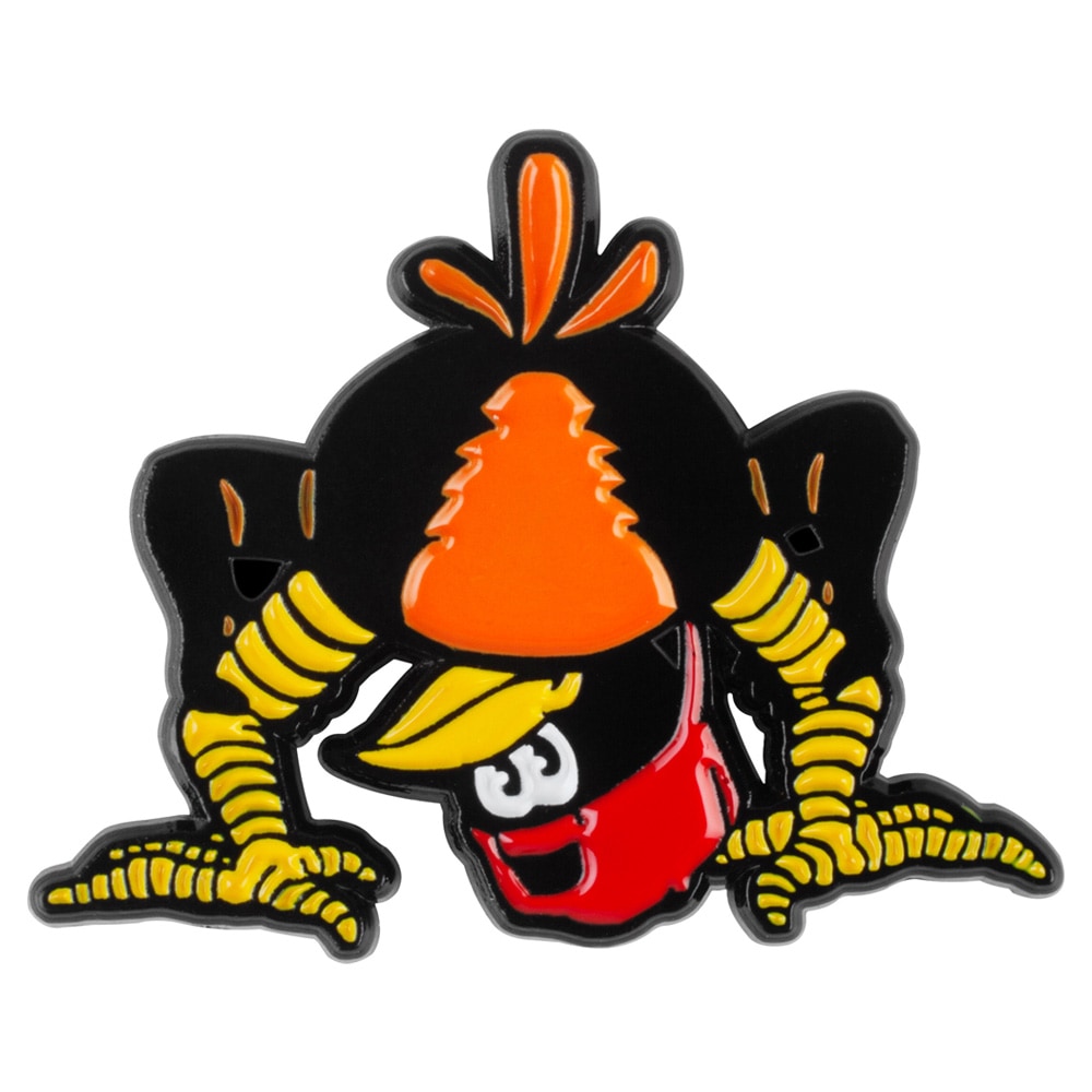 パウエル・ペラルタ POWELL PERALTA<br>BUCKY LASEK ORIOLE LAPEL PIN<br>ラペルピン ピンバッジ バッキー・ラセック コレクション アクセサリー スケートボード スケボー sk8 skateboard【2502】