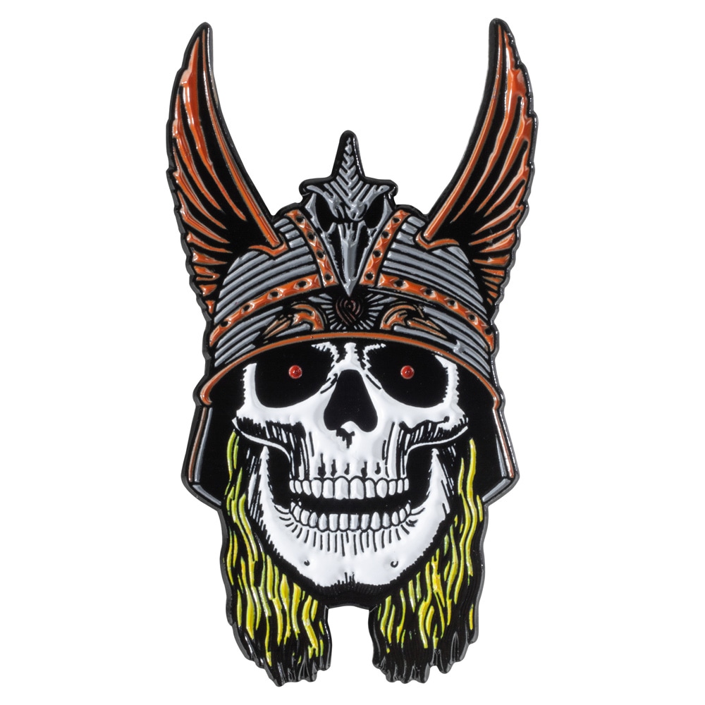 パウエル・ペラルタ POWELL PERALTA<br>ANDY ANDERSON SKULL LAPEL PIN<br>ラペルピン ピンバッジ アンディ・アンダーソン コレクション アクセサリー スケートボード スケボー sk8 skateboard【2502】