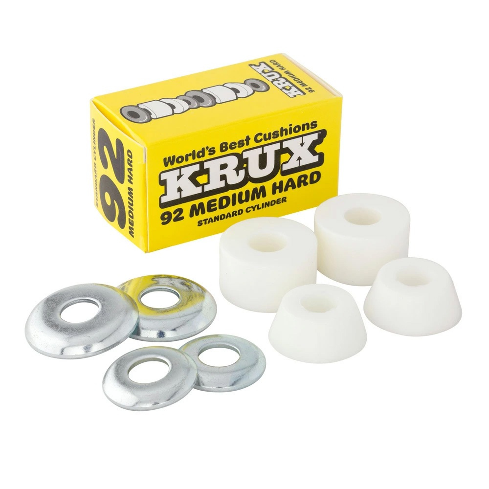 クラックス KRUX<br>WORLDS BEST CUSHIONS PACK MEDIUM HARD 92A STANDARD<br>ブッシュ クッシュ ゴム スケートボード スケボー sk8 skateboard