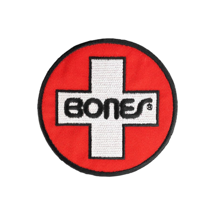 ボーンズ ベアリング BONES BEARINGS<br>SWISS CIRCLE PATCH<br>ワッペン アクセサリー ストリート スケーター ファッション スケートボード スケボー sk8 skateboard