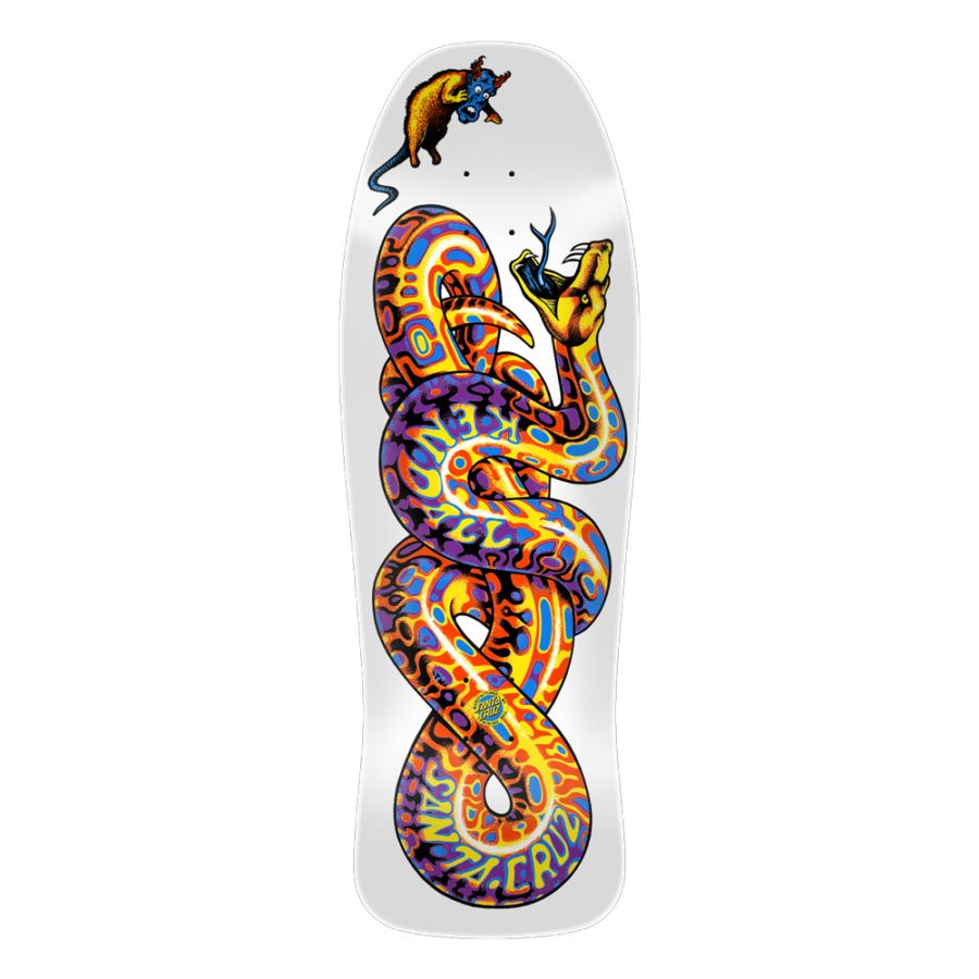 サンタクルーズ SANTA CRUZ<br>スケボー デッキ 9.975 KEDALL SNAKE RE-ISSUE DECK<br>ジェフ・ケンダル 80' リイシュー オールドスクール 復刻 スケートボード ストリート sk8 skateboard 板【2504】