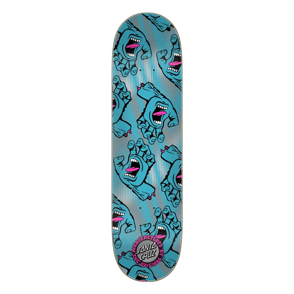 サンタクルーズ SANTA CRUZ<br>スケボー デッキ 8.25 HANDS ALL OVER BIRCH DECK<br> スケートボード ストリート sk8 skateboard 板【2504】