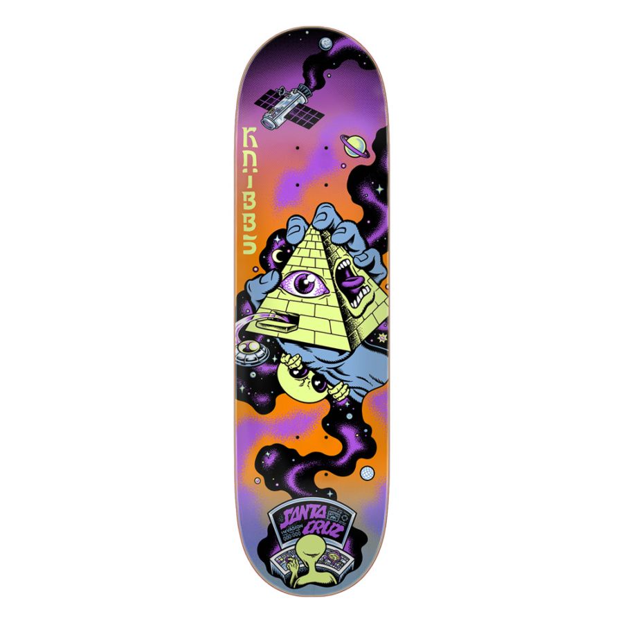 サンタクルーズ SANTA CRUZ<br>スケボー デッキ 8.5 KNIBBS INVASION HAND PRO DECK<br>ジェレム・ニブス プロモデル スケートボード ストリート sk8 skateboard 板【2504】
