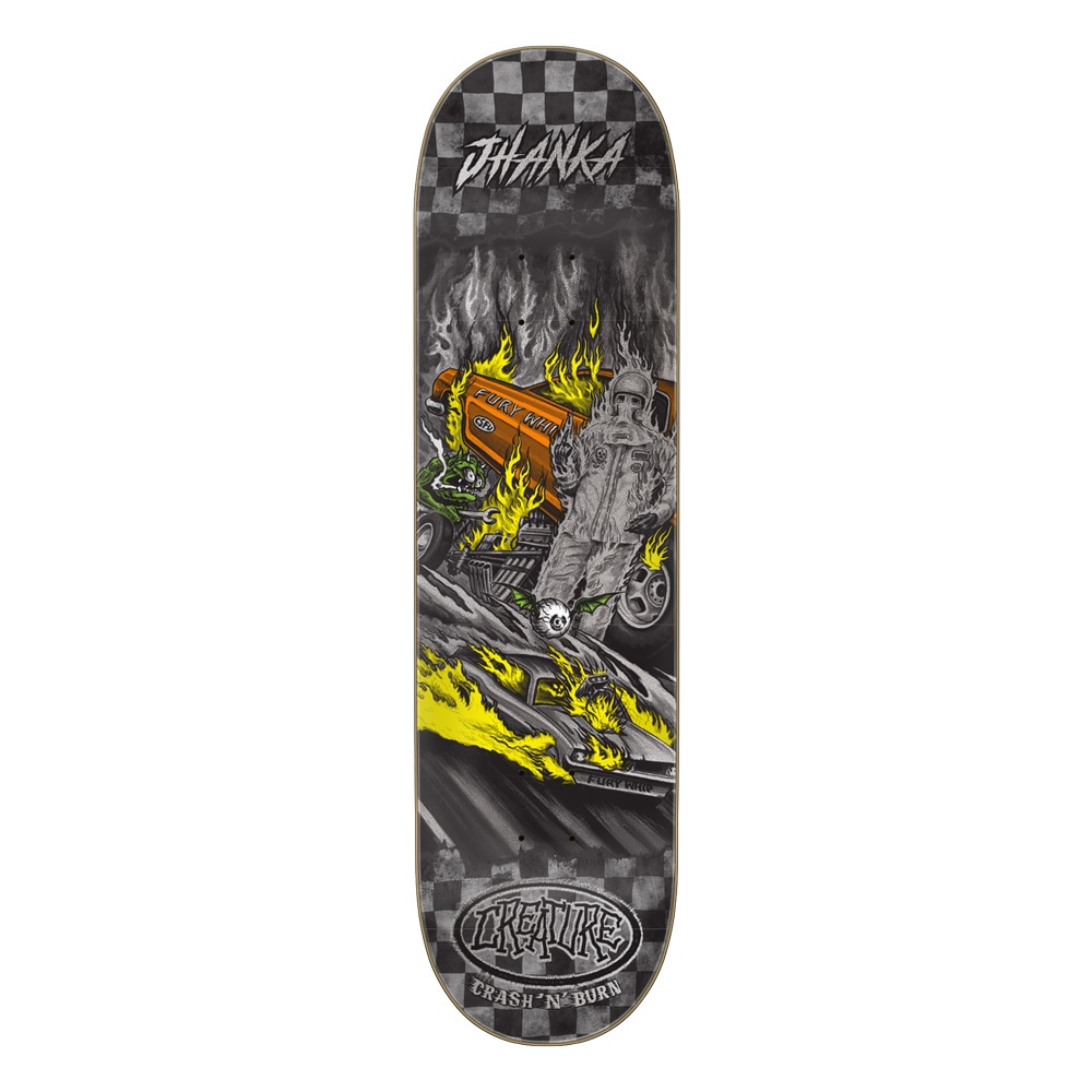 クリーチャー CREATURE<br>スケボー デッキ 8.375 JHANKA CRASH AND BURN VX PRO DECK<br>ジャンカルロス・ゴンザレス ブイエックス スケートボード ストリート sk8 skateboard 板【2504】