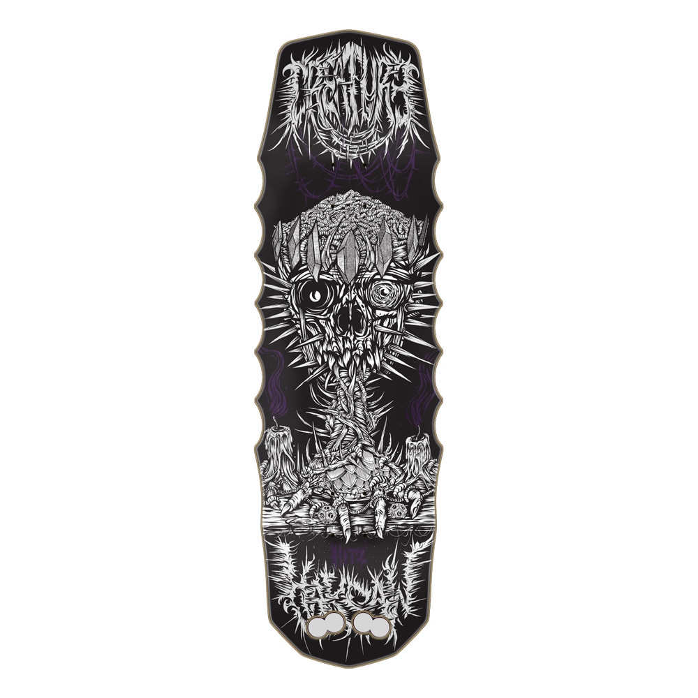 クリーチャー CREATURE<br>スケボー デッキ 9.5 HITZ HAKSAW GRANDE PRO DECK<br>サム・ヒッツ プロモデル スケートボード ストリート sk8 skateboard 板【2504】