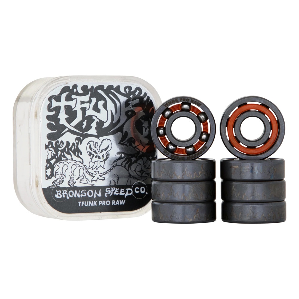 ブロンソン BRONSON<br>T-FUNK PRO RAW BEARING<br>ベアリング トリスタン・ファンクハウザー スケートボード スケボー 速い sk8 skateboard【2504】