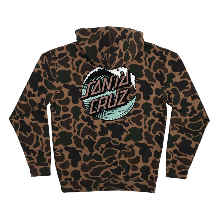 サンタクルーズ SANTA CRUZ<br>WAVE DOT P/O HOODED SWEATSHIRT<br>プルオーバーパーカー フード スウェット メンズ ストリート スケーター ファッション スケートボード スケボー sk8 skateboard【25SM】