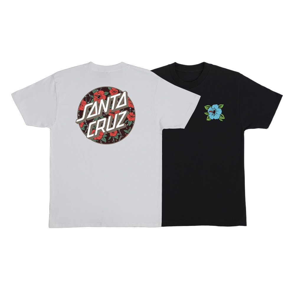 サンタクルーズ SANTA CRUZ<br>SCREAMING HIBISCUS DOT S/S REGULAR T-SHIRT<br>Tシャツ スクリーミングハンド TEE 半袖 メンズ ストリート スケーター ファッション スケートボード スケボー sk8 skateboard【25SM】