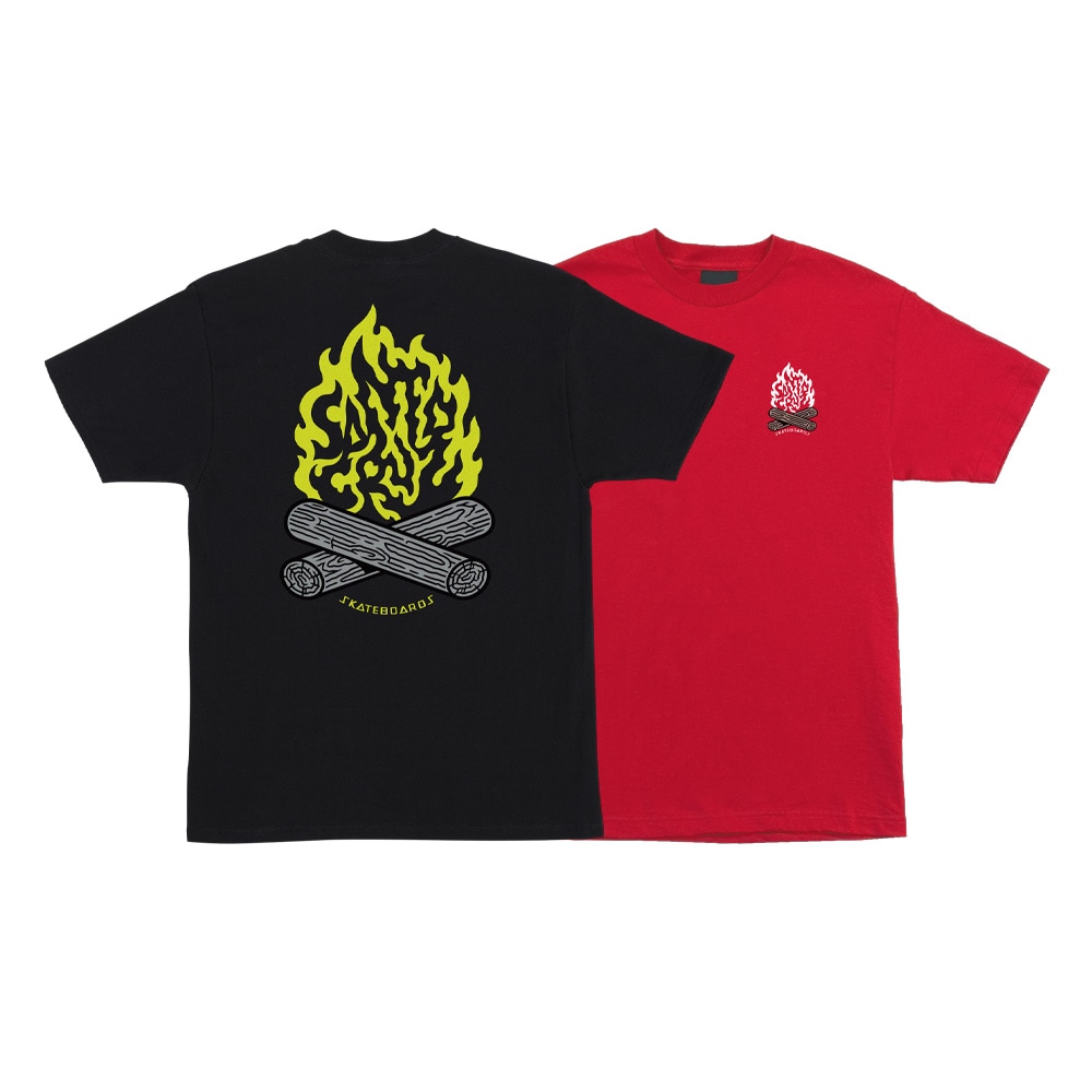 サンタクルーズ SANTA CRUZ<br>CAMPFIRE S/S REGULAR T-SHIRT<br>Tシャツ TEE 半袖 メンズ ストリート スケーター ファッション スケートボード スケボー sk8 skateboard【25SM】