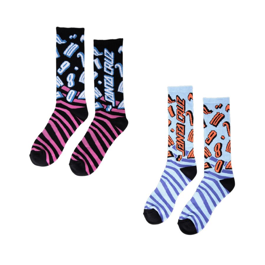 サンタクルーズ SANTA CRUZ<br>GRABKE ALL AROUND SOCKS<br>ソックス クラウス・グラブキ 1ペア 靴下 メンズ レディース ストリート スケーター ファッション スケートボード スケボー sk8 skateboard【25SM】