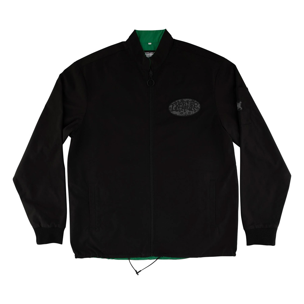 クリーチャー CREATURE<br>CRASH AND BURN REVERSIBLE JACKET<br>ジャケット ナイロン　リバーシブル アウター メンズ スケートボード スケボー ストリート スケーター ファッション sk8 skateboard【25SM】