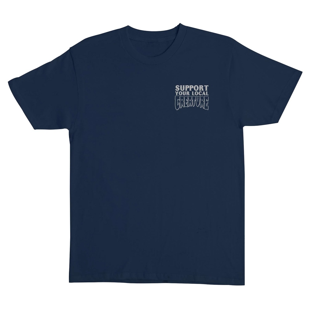 クリーチャー CREATURE<br>PATENT REGULAR S/S SHIRT<br>Tシャツ 半袖 ストリート スケーター メンズ ファッション スケートボード スケボー sk8 skateboard【25SM】
