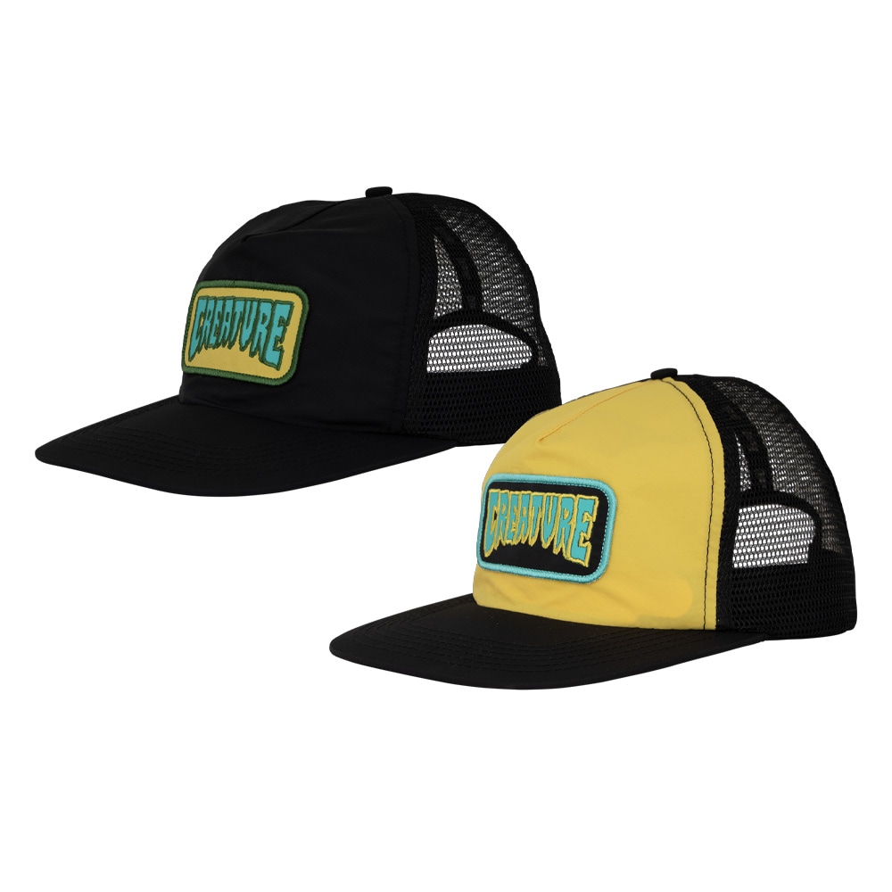 クリーチャー CREATURE<br>HAUNTED SEA MESH TRUCKER HAT<br>キャップ メッシュキャップ ハット 帽子 CAP メンズ スケートボード スケボー ストリート スケーター ファッション sk8 skateboard【25SM】