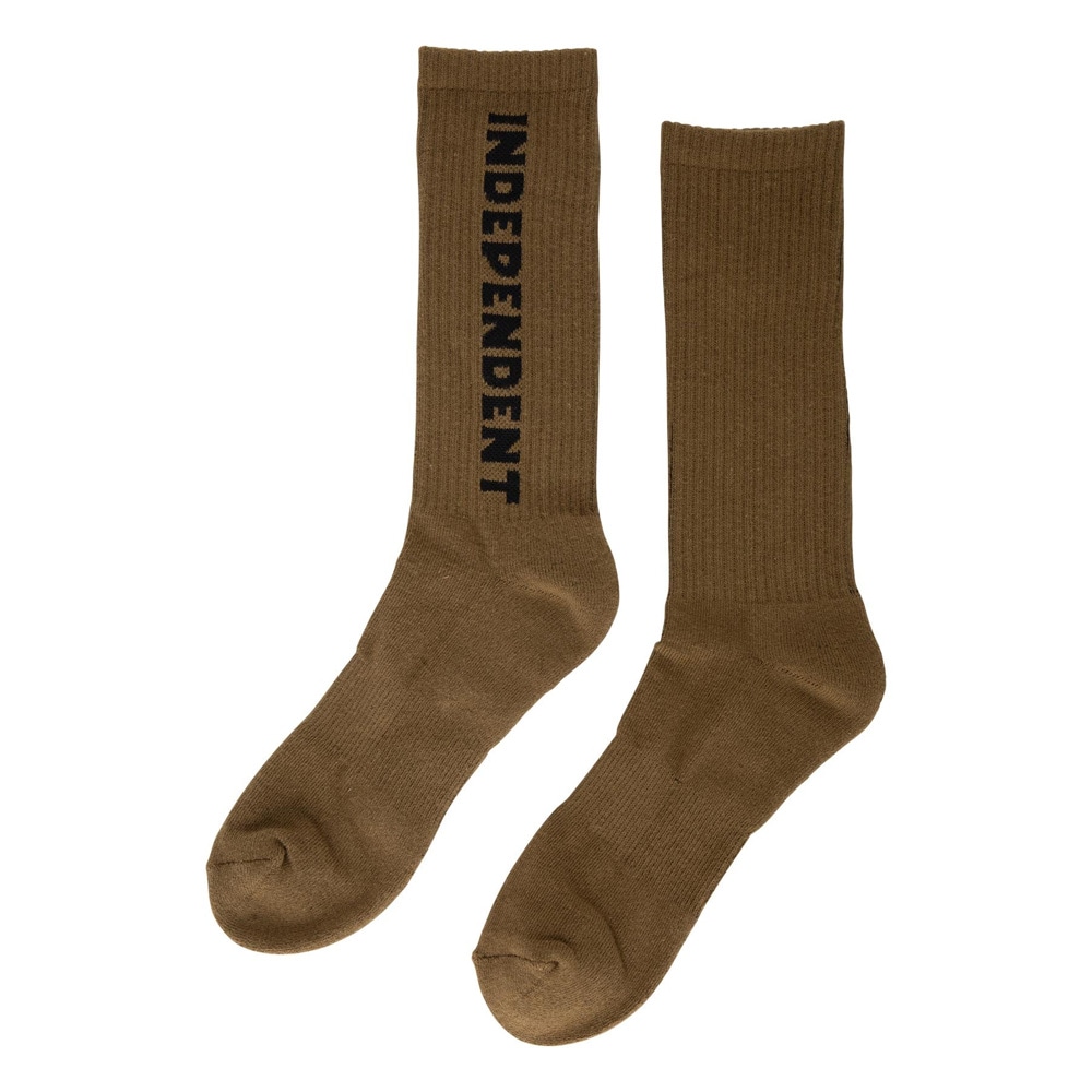 インディペンデント INDEPENDENT<br>BASELINE SOCKS<br>ソックス 1ペア 靴下 メンズ ストリート スケーター ファッション スケートボード スケボー sk8 skateboard【25SM】