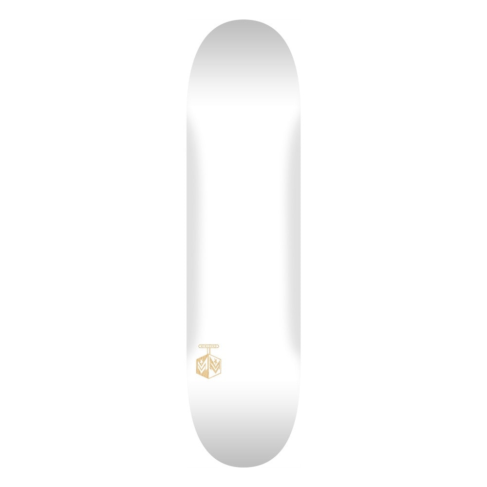ミニロゴ MINI LOGO<br>スケボー デッキ 7.5 DETONATOR 15 SOLID WHITE DECK SHAPE 191<br>ホワイト スケートボード ブランク ストリート sk8 skateboard 板【2505】