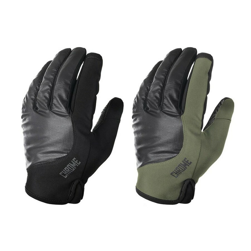クローム CHROME<br>MIDWEIGHT CYCLING GLOVES<br>グローブ ミッドウェイト サイクル グローブ 手袋 タッチパネル対応 スマホ スマートフォン 雨 レイン 梅雨 タフ シンプル【23FW】