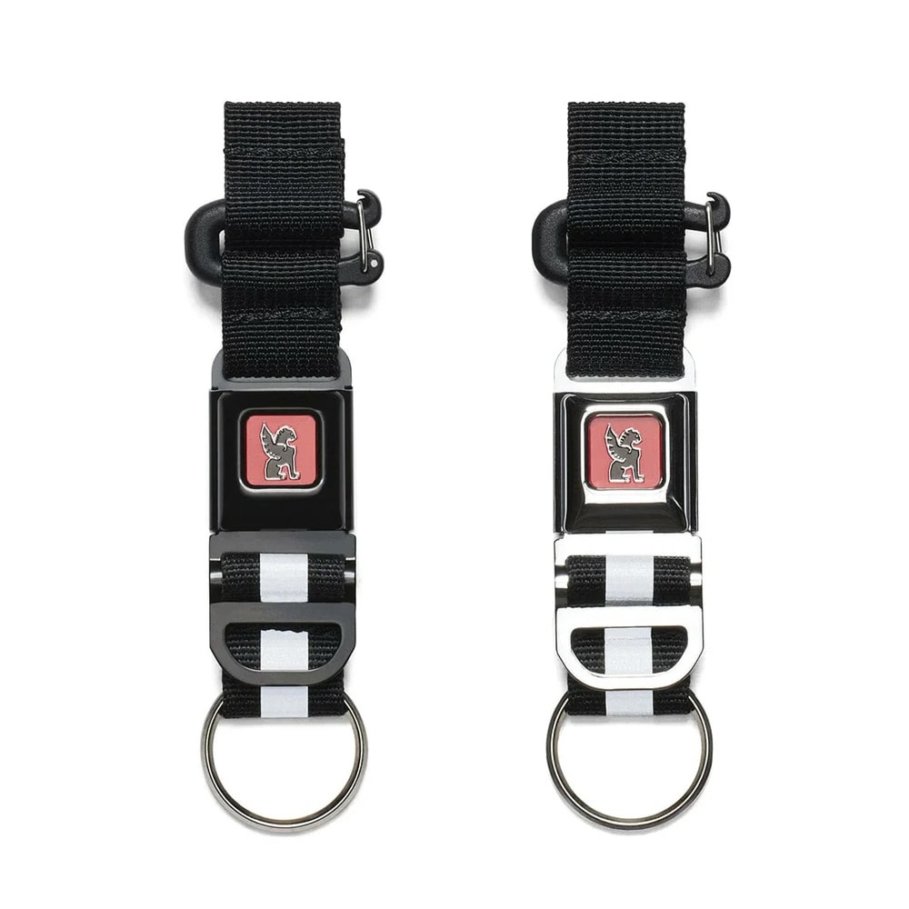 クローム CHROME<br>MINI BUCKLE KEYCHAIN<br>アクセサリー ミニ バックル キーチェーン 鍵 アクセサリー キーホルダー シートベルト 雨 レイン 梅雨 タフ シンプル【24FW】