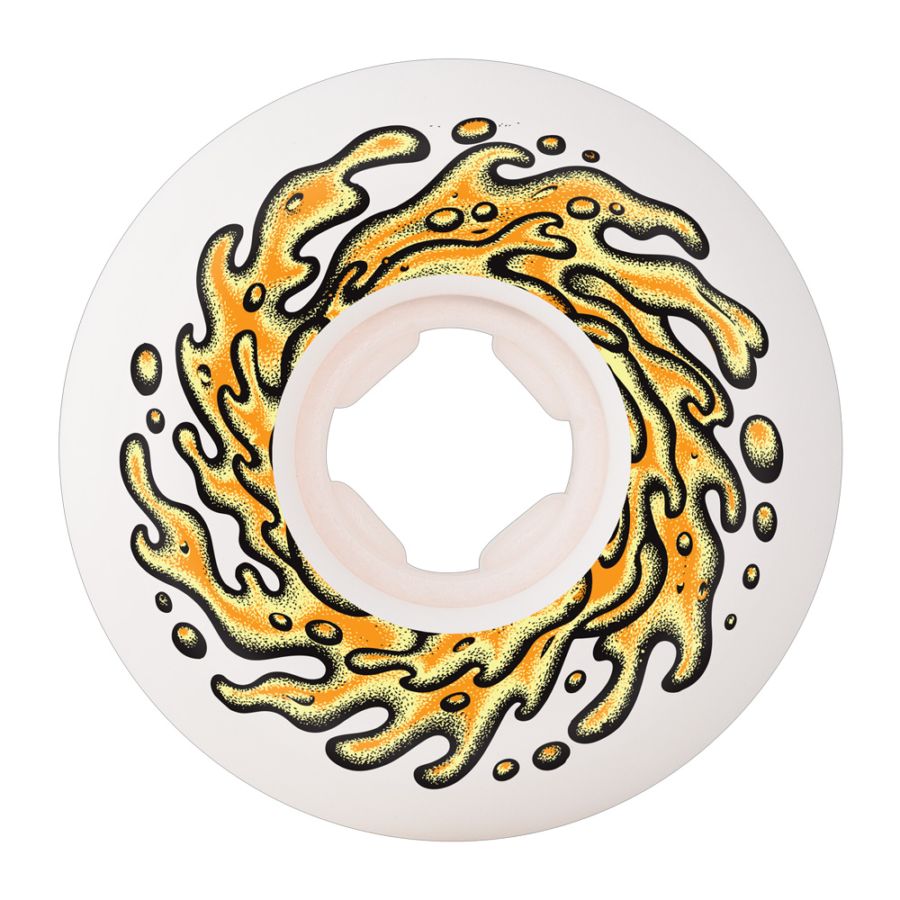 スライムボールズ SLIME BALLS<br>45mm OG EGGS HALF DOZEN  MINI CHUBBIES WHITE 99A WHEELS<br>ハードウィール 6個セット  スケートボード スケボー sk8 skateboard タイヤ ローラー 車輪 トリック【2507】