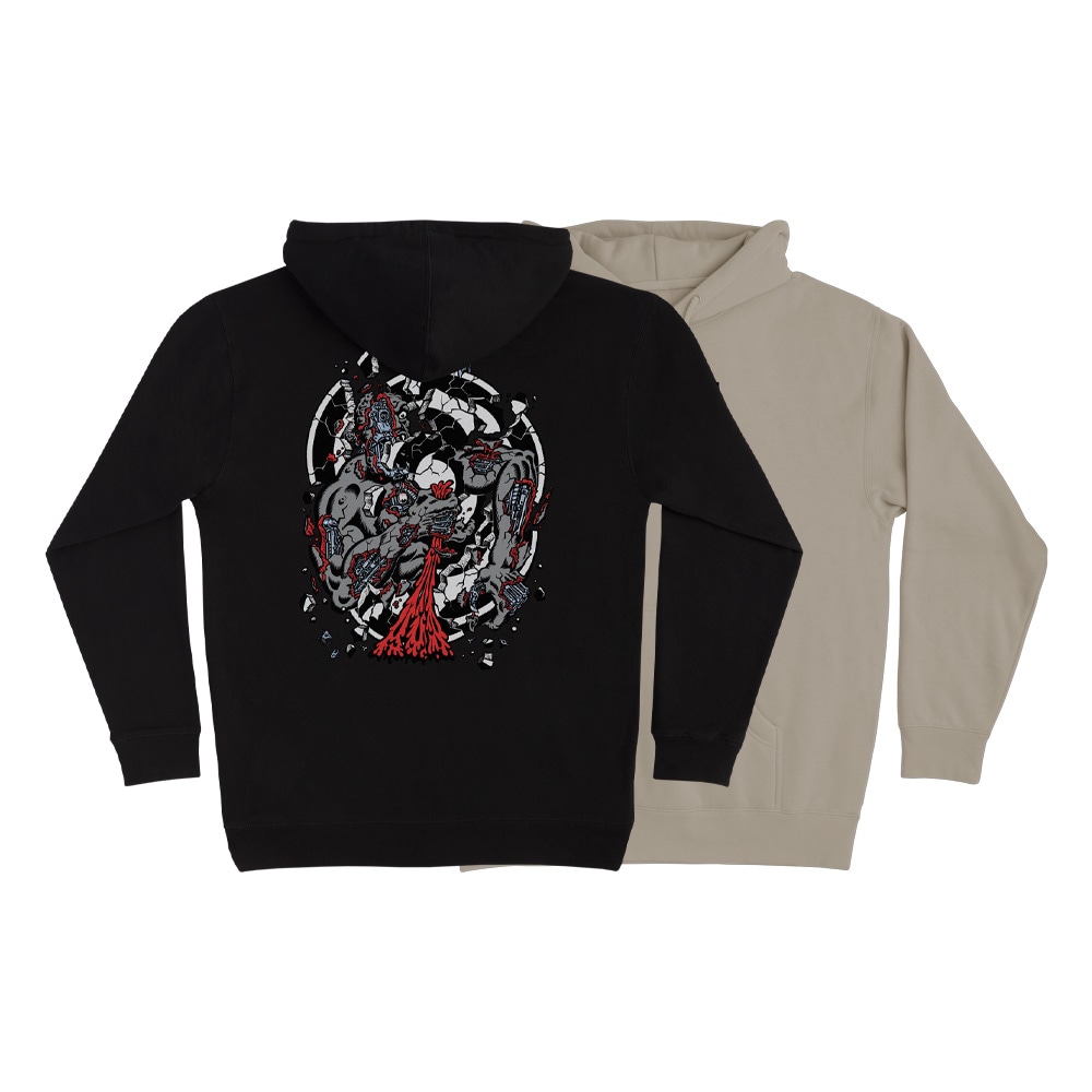 サンタクルーズ SANTA CRUZ<br>ROSKOPP DISSECT P/O HOODED SWEATSHIRT<br>プルオーバーパーカー ロブ・ロスコップ フード スウェット メンズ ストリート スケーター ファッション スケートボード スケボー sk8 skateboard【25FA】