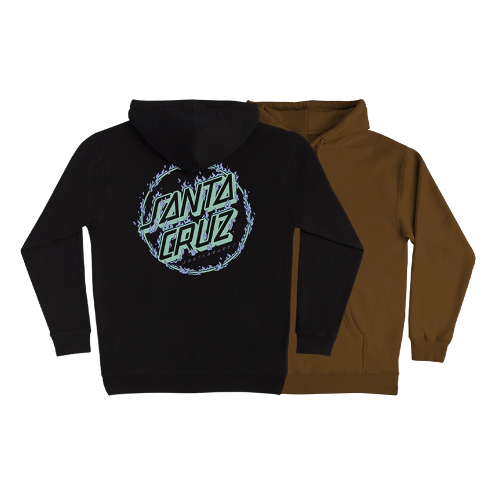 サンタクルーズ SANTA CRUZ<br>BURNT OPUS OVRSZD P/O HOODED SWEATSHIRT<br>プルオーバーパーカー クラシックドット フード スウェット メンズ ストリート スケーター ファッション スケートボード スケボー sk8 skateboard【25FA】