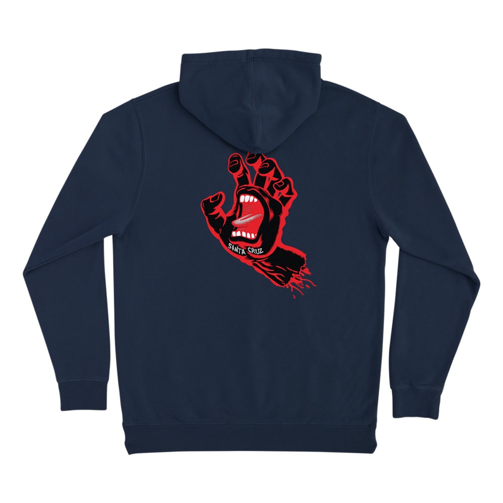 サンタクルーズ SANTA CRUZ<br>SCREAMING HAND P/O HOODED SWEATSHIRT<br>プルオーバーパーカー スクリーミングハンド フード スウェット メンズ ストリート スケーター ファッション スケートボード スケボー sk8 skateboard【25FA】